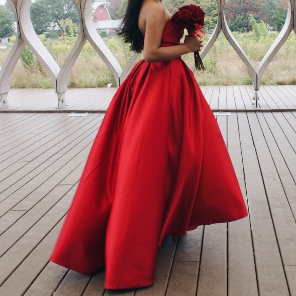 Red Ball Gown
